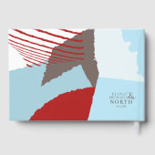 Colour Block Wedding Winter ID740 Gastenboek (Achterkant)