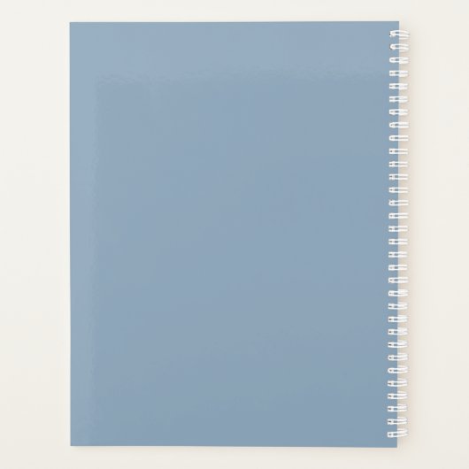 Colour Block Wedding Winter ID740 Planner (Achterkant)