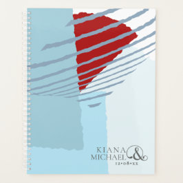 Colour Block Wedding Winter ID740 Planner