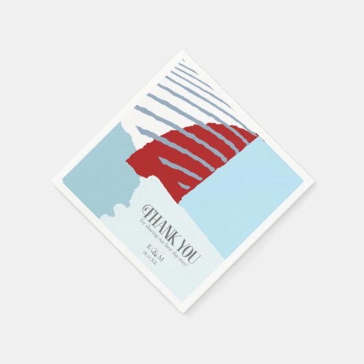 Colour Block Wedding Winter ID740 Servet (Hoek)