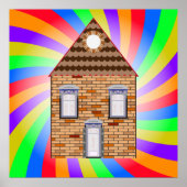Colour Brick House Poster (Voorkant)