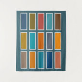 Colour Bricks (retro)  Wandkleed (Voorkant)