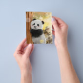 Colour Cartoon Panda | Funny Cute Gift Flyer (Hand)