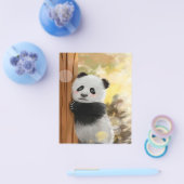 Colour Cartoon Panda | Funny Cute Gift Flyer (Enkel)
