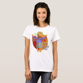 Colour Clip Art Angel - God zegene je T-shirt (Voorkant volledig)