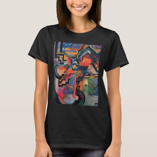 Colour Composition by August Macke,  kunst T-shirt (Voorkant)