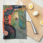 Colour Composition by August Macke,  kunst Theedoek (Quarter Fold)