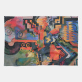 Colour Composition by August Macke,  kunst Theedoek (Horizontaal)