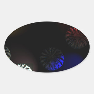 Colour Cystal Imager Ovale Sticker