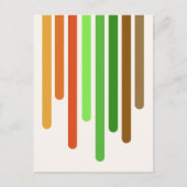 Colour Drips (Autumn) Briefkaart (Voorkant)