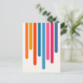 Colour Drips (Bold) Briefkaart (Staand voorkant)