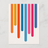 Colour Drips (Bold) Briefkaart (Voorkant)
