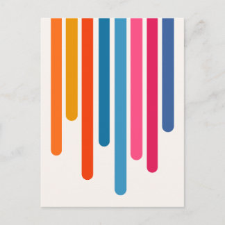 Colour Drips (Bold) Briefkaart