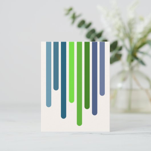 Colour Drips (Spring) Briefkaart (Staand voorkant)