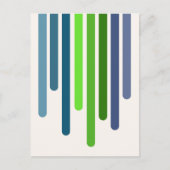 Colour Drips (Spring) Briefkaart (Voorkant)