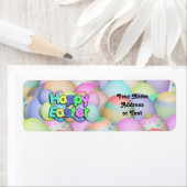 Colour Easter Eggs - Happy Easter Etiket (Insitu)