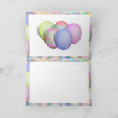 Colour Easter Eggs - Happy Easter Feestdagen Kaart (Binnen)