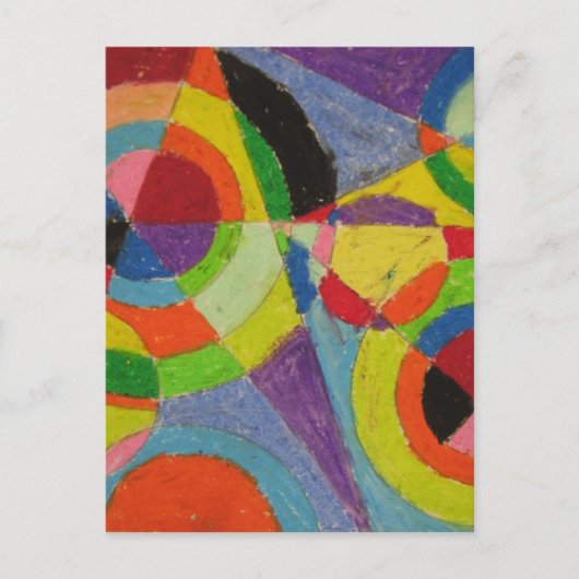Colour Explosion van Robert Delaunay Briefkaart (Voorkant)