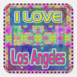 Colour Fest: Sticker "Ik hou van Los Angeles"
