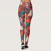 Colour Flowers Patroon Leggings (Achterkant)