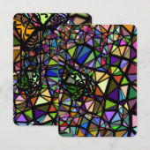 Colour Glas in lood Colors Bedankkaart (Voorkant / Achterkant)