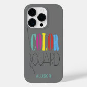 Colour Guard Handwritard Love met Name Case-Mate iPhone Case (Achterkant)