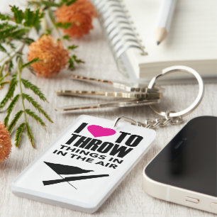 Colour Guard Quote Thans Dingen in lucht Sleutelhanger