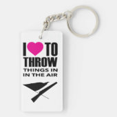 Colour Guard Quote Thans Dingen in lucht Sleutelhanger (achterkant)