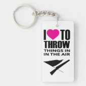 Colour Guard Quote Thans Dingen in lucht Sleutelhanger (Voorkant)