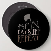 Colour Guard Spin Eat Sleep Herhalen | BUTTON (Voorkant /achterkant)