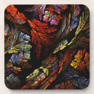 Colour Harmony Abstract Art Cork Onderzetter