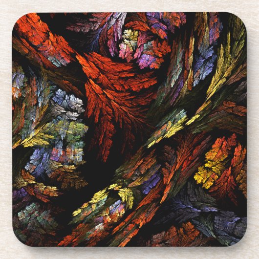 Colour Harmony Abstract Art Cork Onderzetter (Voorkant)