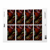 Colour Harmony Abstract Art Fractal Etiket (Full Sheet)