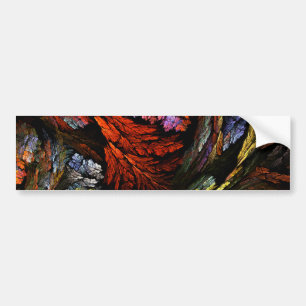 Colour Harmony Abstracte Art Bumpersticker