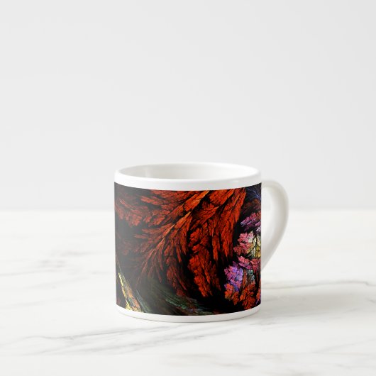 Colour Harmony Abstracte Art Espresso Mok (Voorkant rechts)