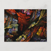 Colour Harmony Table Number Briefkaart (Achterkant)