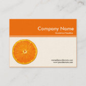 Colour Header III v2 - Oranje (F66C01) - clementin Visitekaartje (Achterkant)