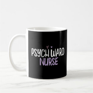 Colour Heart Psych Ward Nurse Gezegde Joke Koffiemok