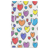 Colour Hearts Gift Bag Klein Cadeauzakje (Voorkant)