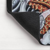 Colour Koi Tattoo Mousepad Muismat (Hoek)
