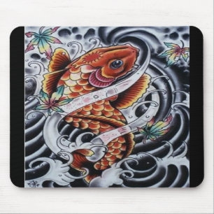 Colour Koi Tattoo Mousepad Muismat