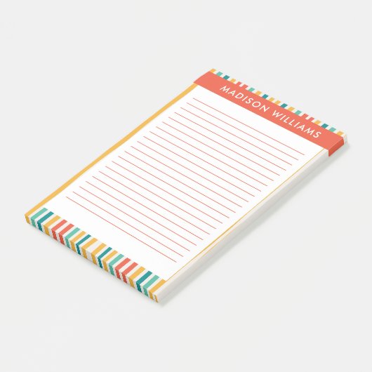 Colour Lines notities Post-it® Notes (Schuin)