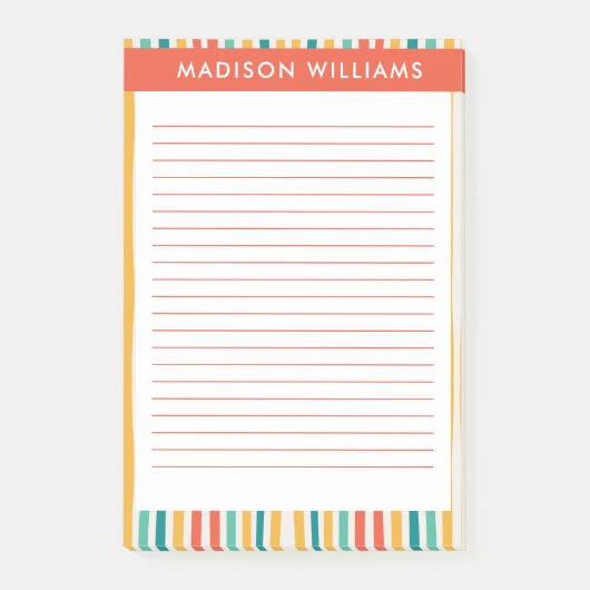 Colour Lines notities Post-it® Notes (Voorkant)