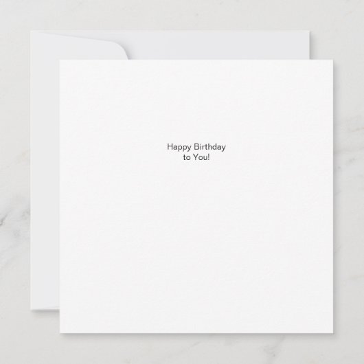 Colour me Happy Birthday Chick | Kaart activiteit (Achterkant)