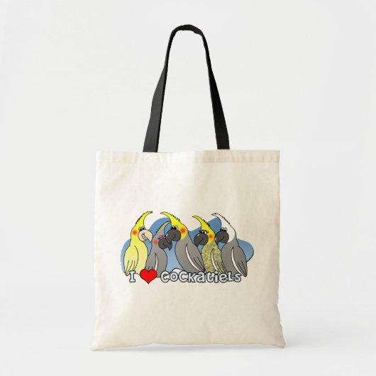 Colour Mutations Cockatiel Bag Tote Bag (Voorkant)