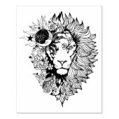 Colour Page African Lion Animal Rubberstempel (Afrduk)