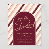 Colour Palette Burgundy Pink Gold Wedding (Voorkant)