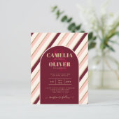Colour Palette Burgundy Pink Gold Wedding (Staand voorkant)