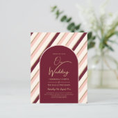 Colour Palette Burgundy Pink Gold Wedding (Staand voorkant)