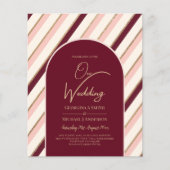Colour Palette Burgundy Pink Gold Wedding (Voorkant)